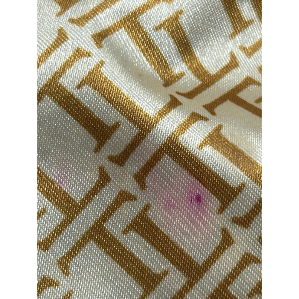 Tignanello Cream & Brown Pebbled Leather Hobo Bag Purse Soft Very Clean Lined - Picture 10 of 10